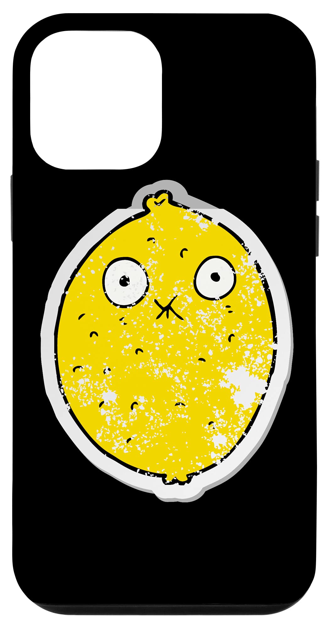 iPhone 12 Mini Yellow Cute Lemon Fruit Cartoon Anime Character Phone Case - Perfect for Anime Lovers, Kawaii Style Protection for Daily Use & Gift Giving
