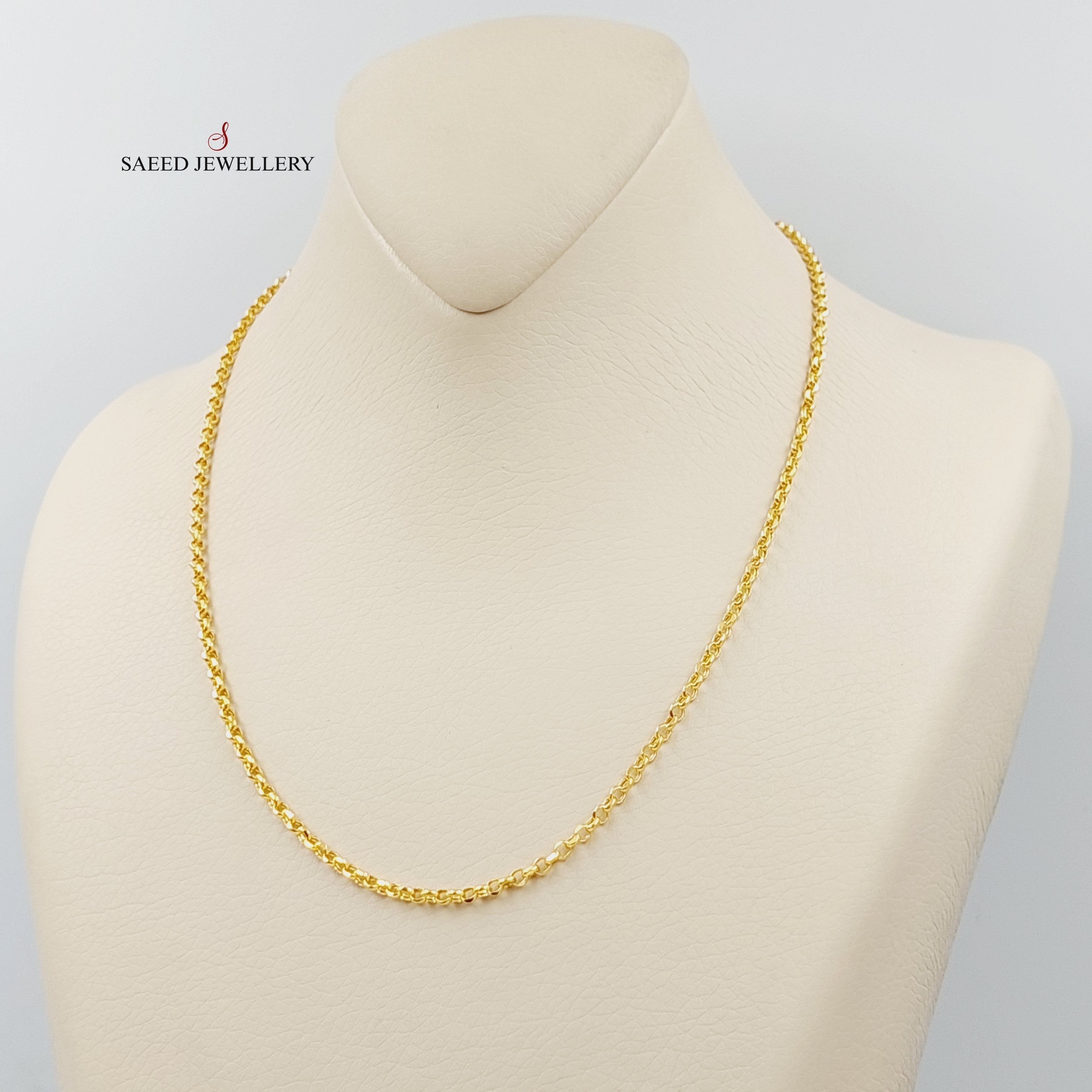 3mm Cable Link Chain Necklace 45cm (18 Inches) - Stainless Steel Dainty Chain for Women & Men - Perfect for Layering, Pendants & Everyday Jewelry