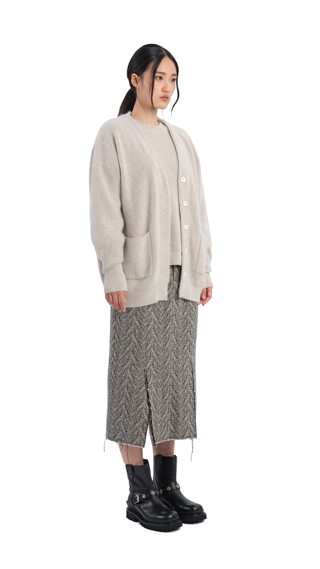 Stylish Fox Mix Cardigan for Women - Cozy Knit Sweater with Fox Print - Perfect for Fall, Winter & Casual Outfits