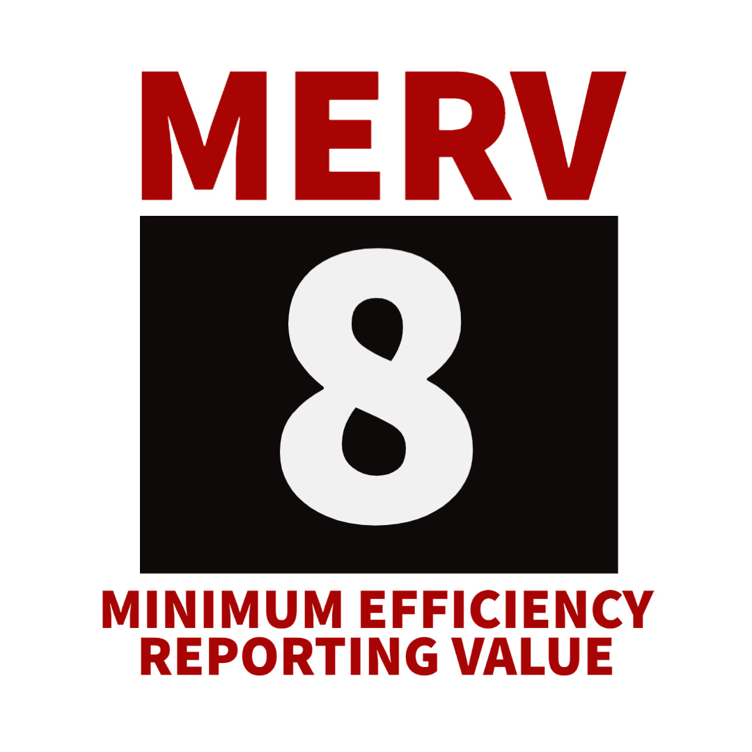 15x28x1 MERV 8 Pleated Air Filters (12-Pack) - High Efficiency Furnace & AC Filters for Home, Office & Commercial Use - Traps Dust, Pollen & Allergens