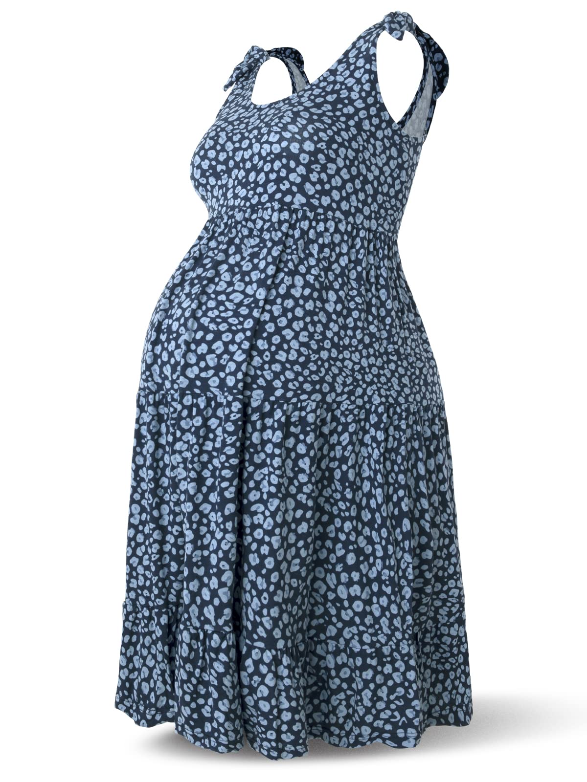 RNXRBB Summer Maternity Sundress - Breathable Casual Sleeveless Tank Dress for Pregnant Women | Perfect for Beach, Vacation & Everyday Wear