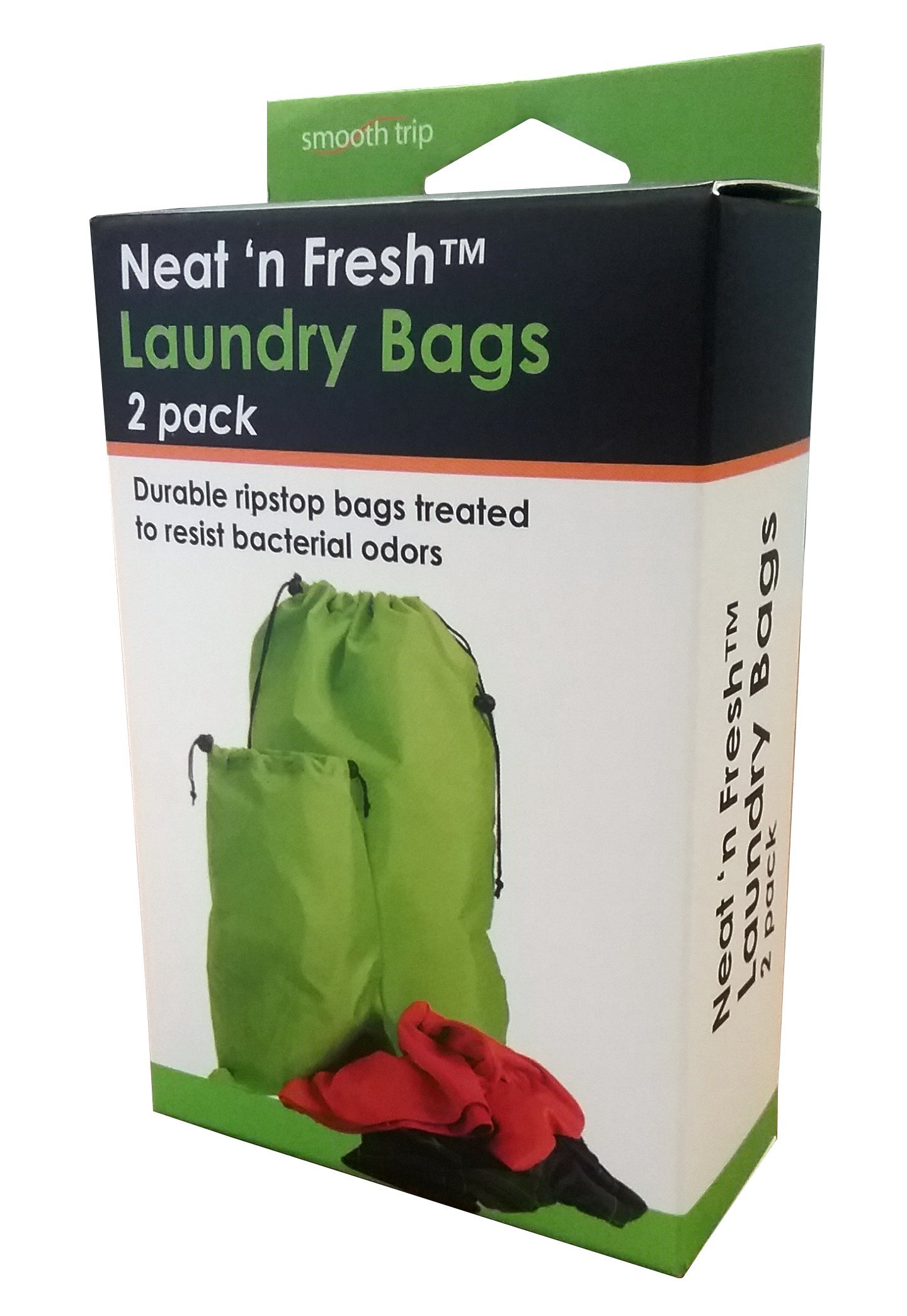 Odor-Blocking Travel Laundry Bags for Wet & Dirty Clothes - 2 Pack Foldable Compact Storage Bags for Gym, Swimwear, Shoes & Baby Clothes | Perfect for Travel, Camping, Sports & Daily Organization