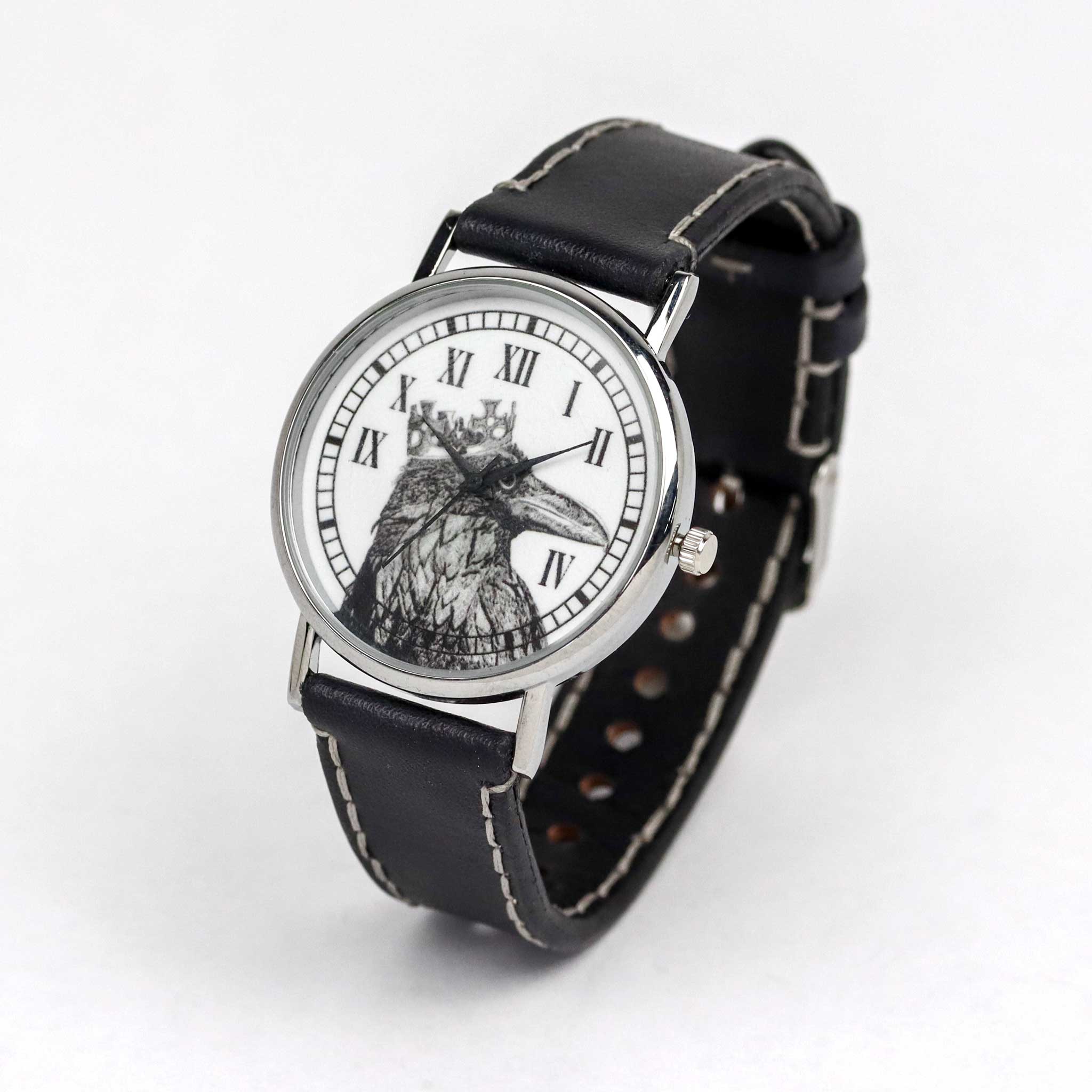 Raven King Luxury Men's Wrist Watch - Waterproof Stainless Steel Analog Quartz Watch for Business, Casual & Formal Wear | Perfect Gift for Men