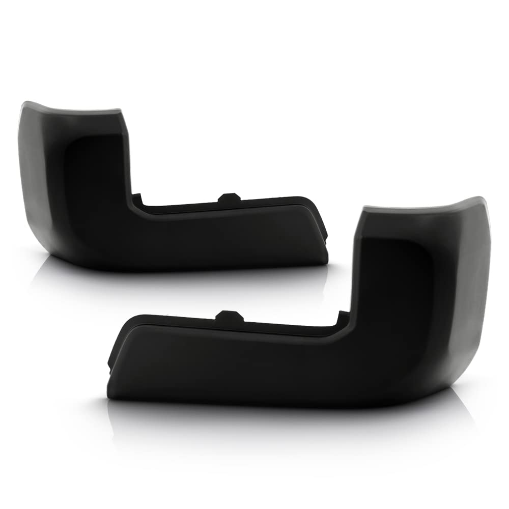 ACANII Matte Black Rear Bumper End Caps for 2016-2022 Toyota Tacoma (Left+Right Set, Paintable) - Perfect for Off-Road Protection & Custom Styling