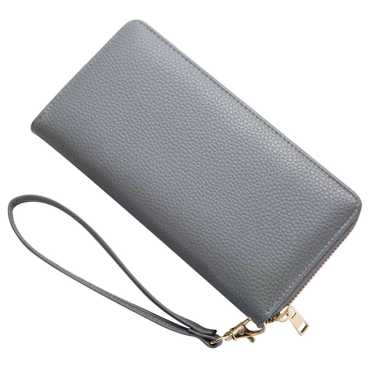 Women's RFID Blocking Wristlet Wallet with Phone Holder - Zip Around Crossbody Handbag for iPhone & Cards - Perfect for Travel, Shopping & Everyday Use