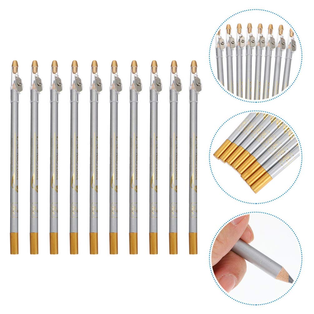 Beaupretty 10-Piece Makeup Kit - Highlighter Pen, Eyebrow Pencils with Sharpener, Long-Lasting Eyeliner & Eyebrow Styling Pencils for Women & Girls | Perfect for Everyday Makeup, Professional Styling & Travel Beauty Essentials