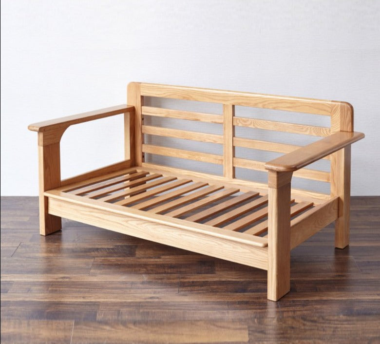 BENTLEY Nordic Modern Solid Wood Sofa - Elegant and Durable Living Room Furniture for Home Decor & Comfortable Seating