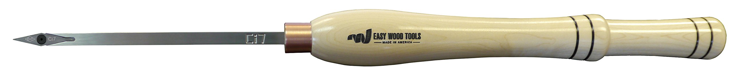 Easy Wood Tools Mid Size Micro Detailer (7700) with Replaceable Ci7 Carbide Cutter - Perfect for Woodturning, Carving & Fine Detail Work on Bowls, Pens & Small Projects