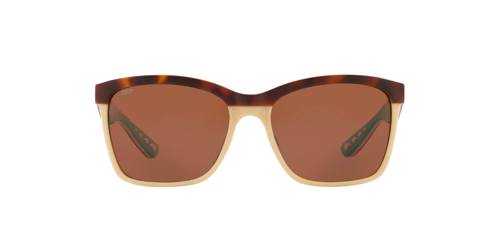 Costa Del Mar Women's Anaa Rectangular Polarized Sunglasses UV Protection - Stylish Beach & Outdoor Fashion Accessory for Women