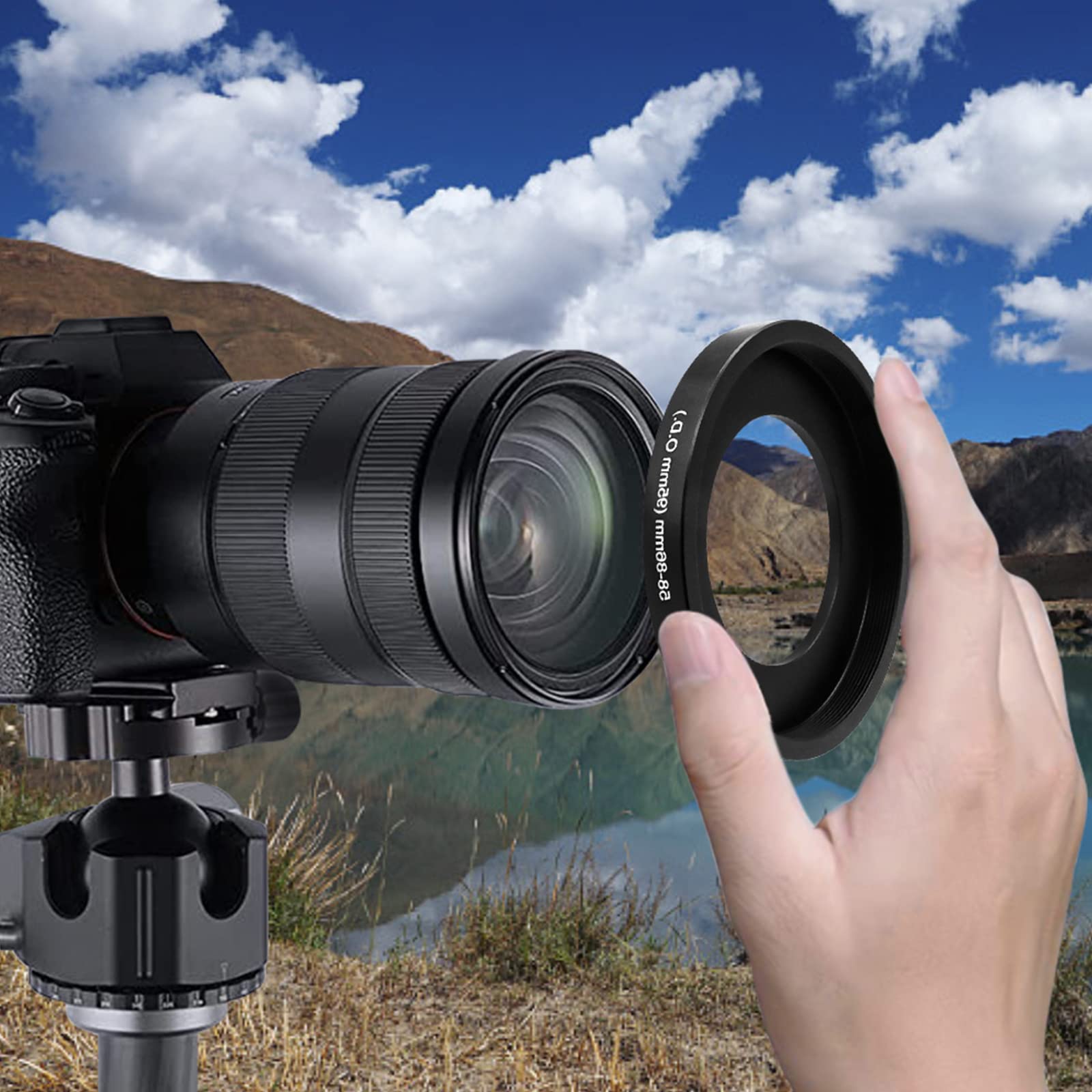 95mm Matte Box Lens Adapter Rings - Step Up Ring for Professional 95mm OD Matte Box - Perfect for DSLR, Mirrorless & Cinema Camera Rig Setups