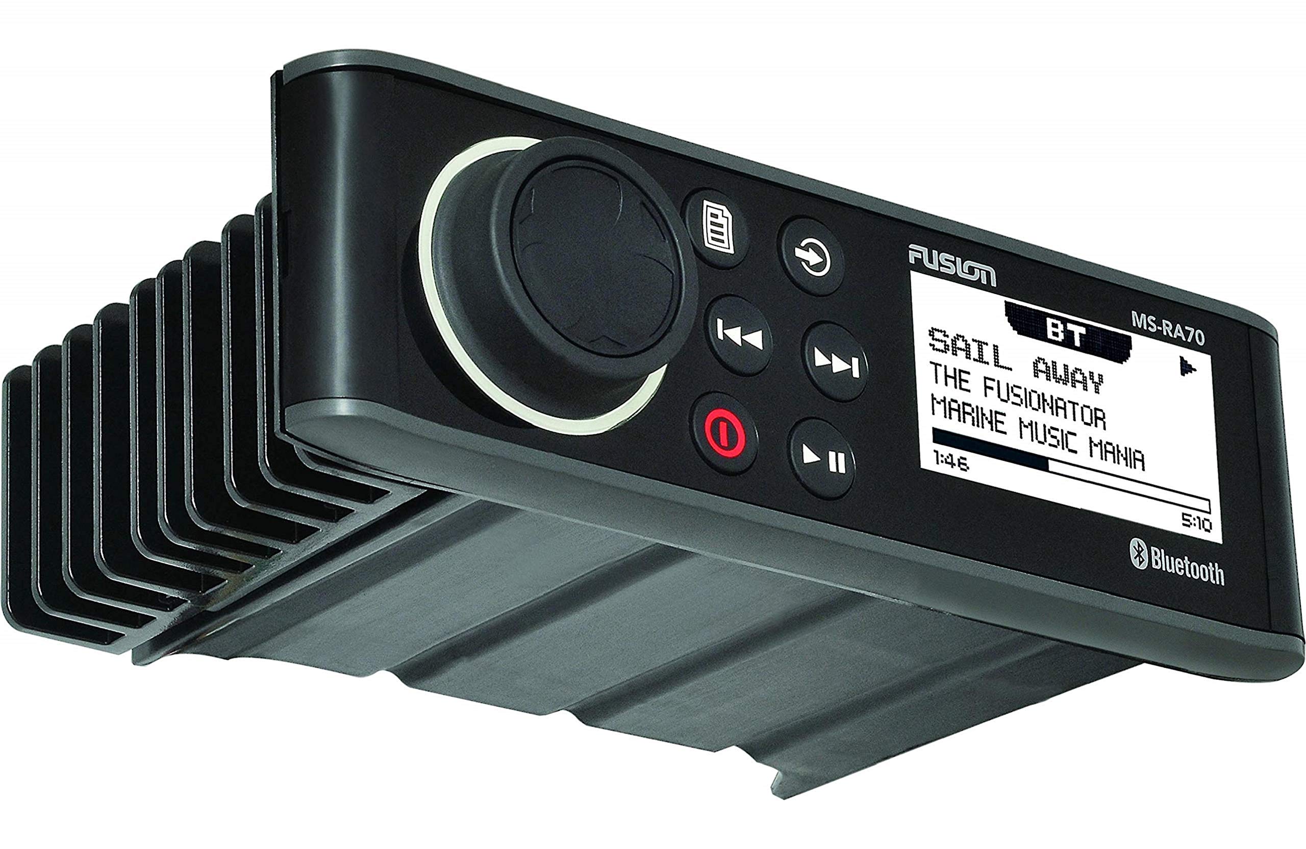 Fusion MS-RA70 Marine Stereo Receiver - 4x50W AM/FM Bluetooth Audio System with USB Port & Wireless Control for Fusion Link App | Perfect for Boats, Yachts, and Marine Entertainment