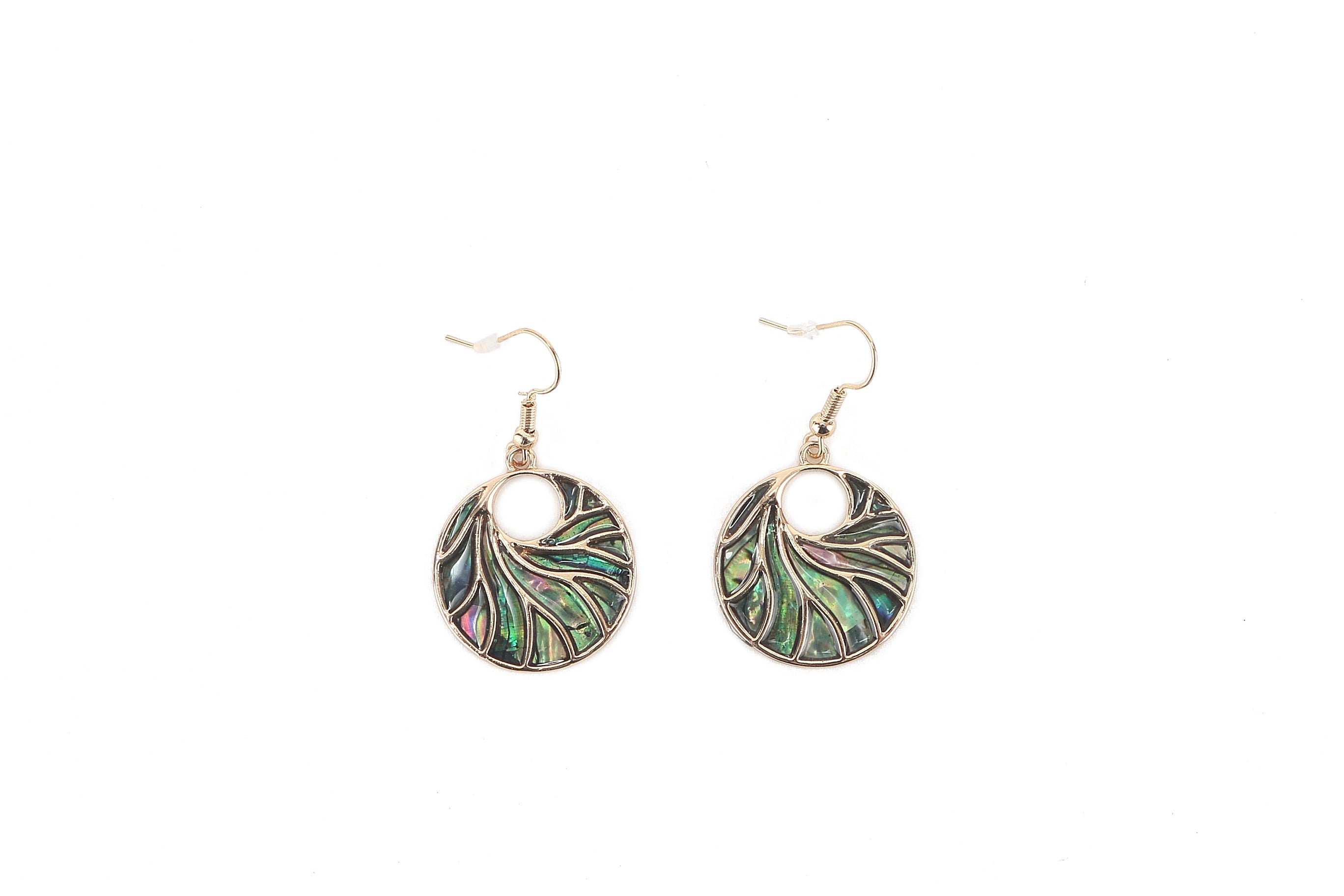 Makamae Wave Earrings - 14K Gold Handmade Dangle Earrings for Women, Perfect for Weddings, Parties & Everyday Elegance