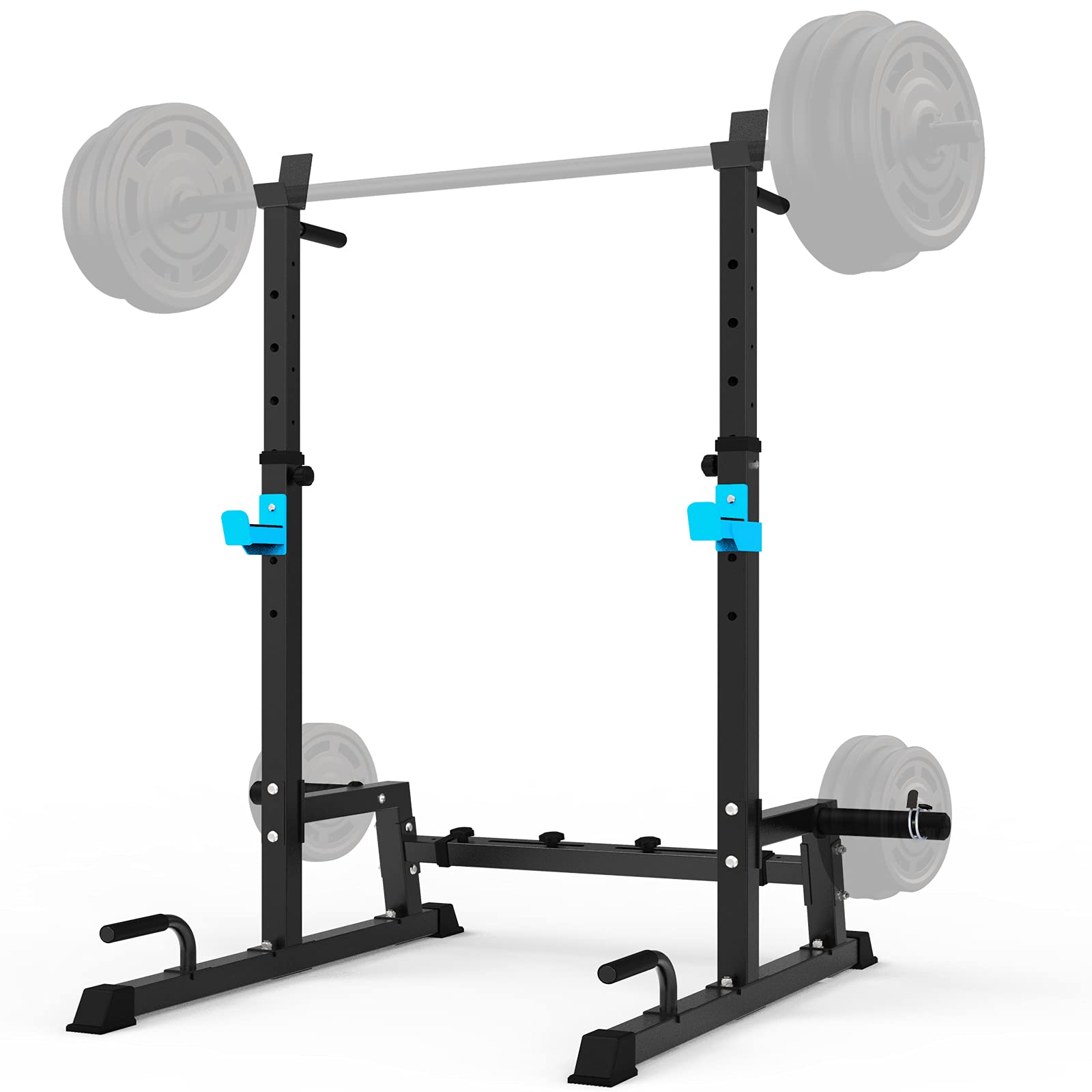 JX FITNESS Power Cage - Heavy Duty Squat Rack with Pull Up Bar & Dip Bars, Multi-Functional Home Gym Equipment for Weight Lifting, Bench Press & Strength Training | Perfect for Garage Gym & Home Workout Setup