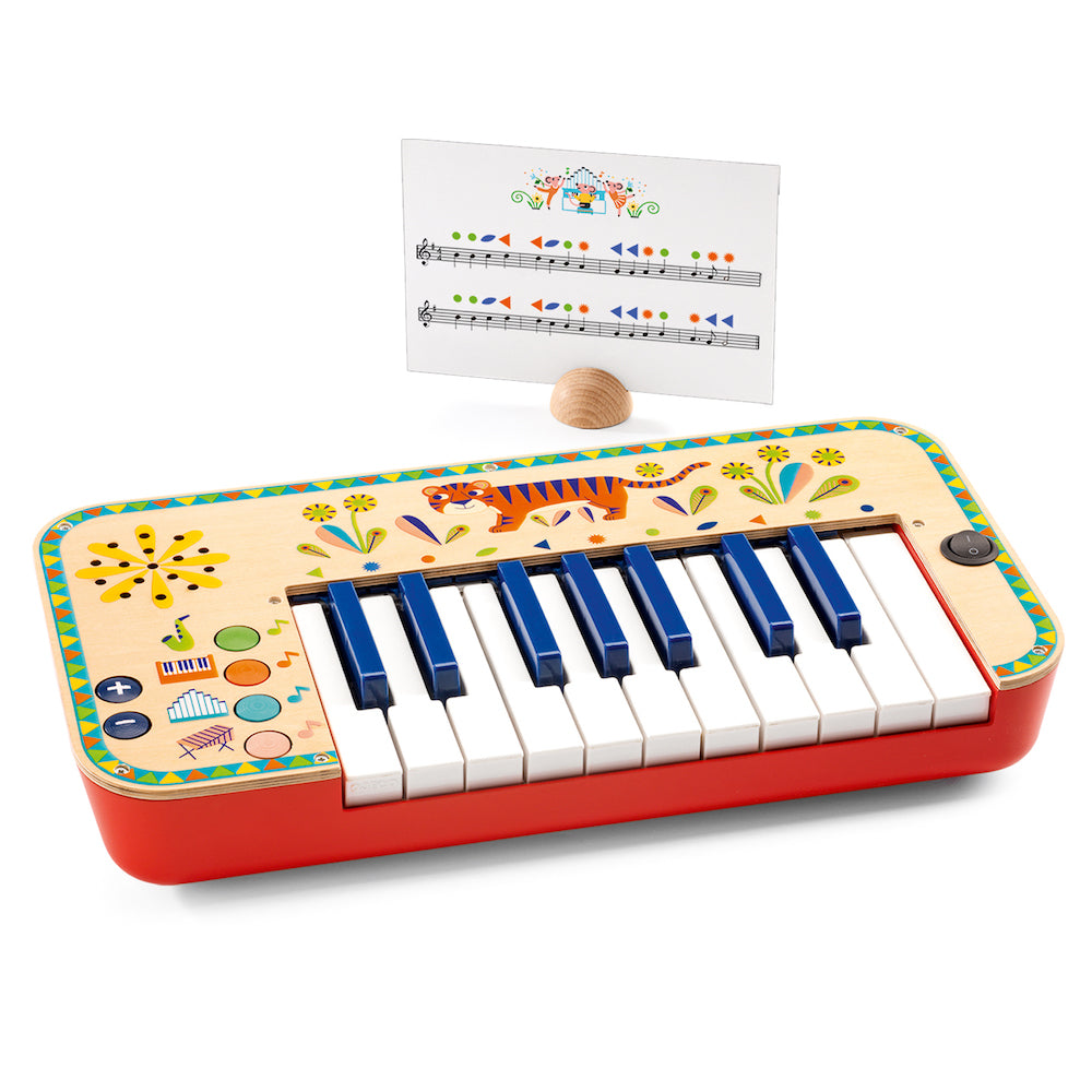 Best Djeco Animambo Synthesizer - Musical Keyboard Toy for Kids | Fun Learning & Creative Play | Perfect for Birthday Gifts & Early Childhood Music Education