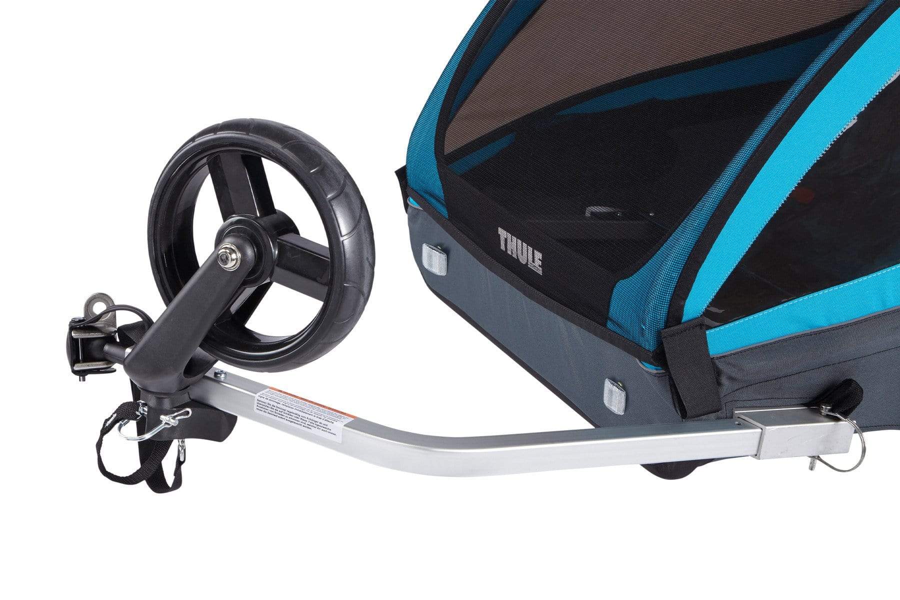 Thule Coaster XT Premium Bike Trailer for Kids - Convertible Stroller & Cargo Carrier - All-Terrain Wheels for Outdoor Adventures - Perfect for Cycling, Jogging, and Family Outings