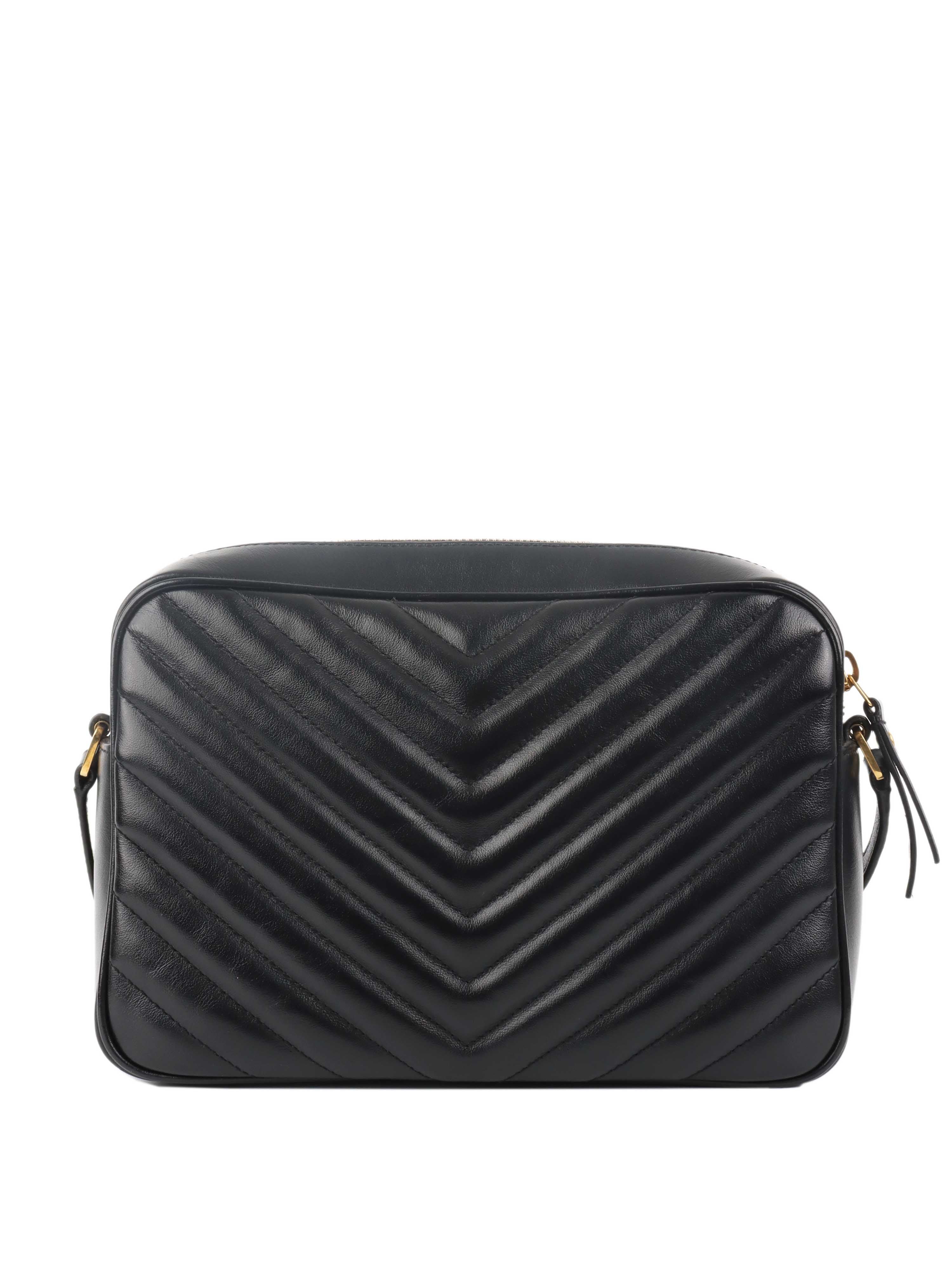 Saint Laurent Black Lou Camera Bag - Stylish Crossbody Bag for Women | Perfect for Travel, Parties & Everyday Use