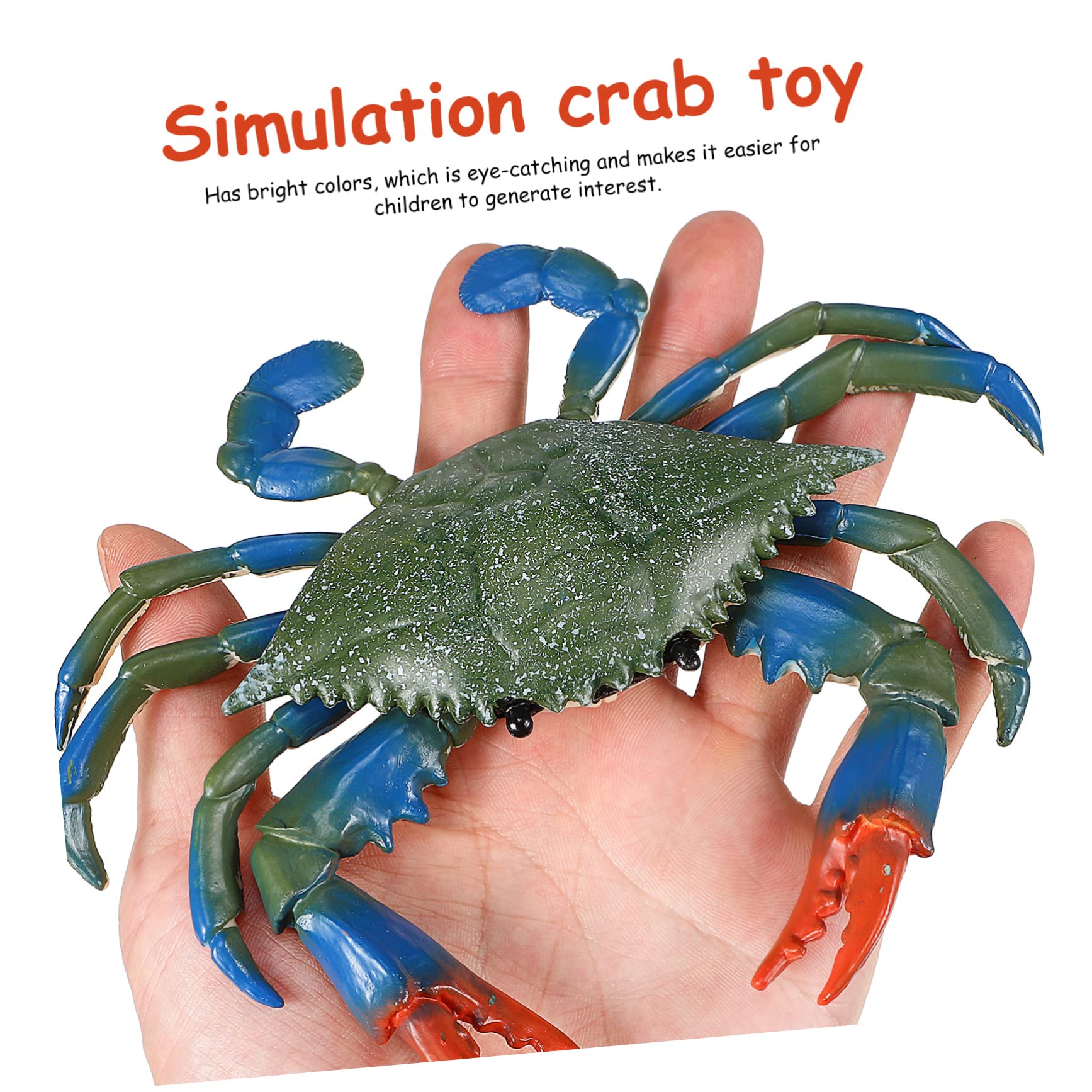 JOINPAYA 20 Pcs Kids Water Toys - Realistic Crab Sea Animal Figures for Pool, Beach & Bathtub Play - Durable PVC Ocean Creature Toys for Toddlers & Children (Perfect for Summer Fun, Birthday Gifts & Sensory Play)