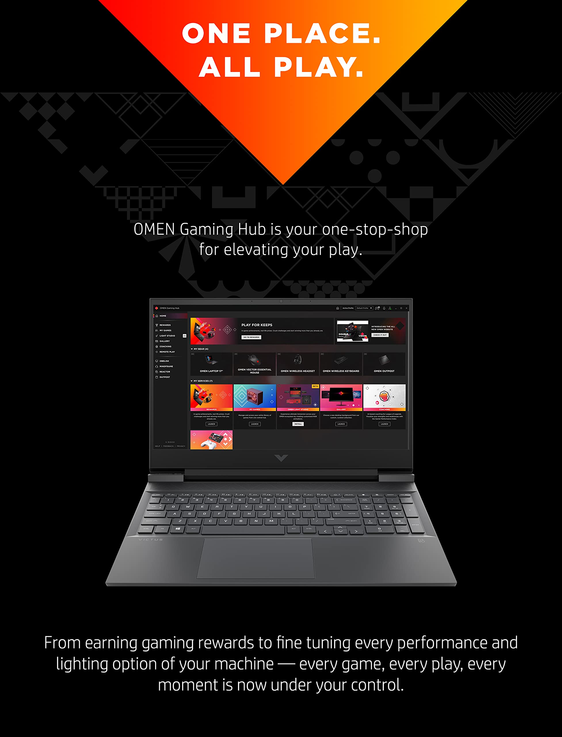 HP Victus 16 Gaming Laptop - RTX 3050, i5-11260H, 16.1