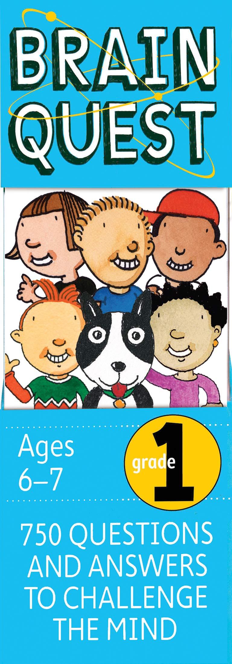 Brain Quest Workbook for Ages 6-7 | Grade 1 Learning Activities with 750 Educational Questions & Answers | Revised 4th Edition - Perfect for Homeschooling & Classroom Learning