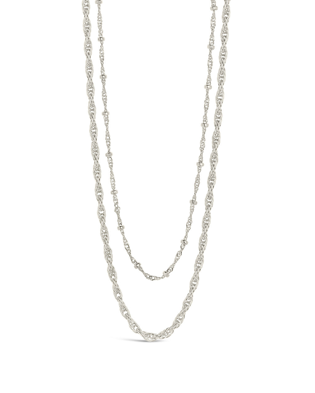 Raya Layered Chain Necklace for Women - Elegant Gold & Silver Layered Necklace Set, Dainty Minimalist Jewelry for Everyday Wear, Gift for Her, Perfect for Office, Date Night & Special Occasions