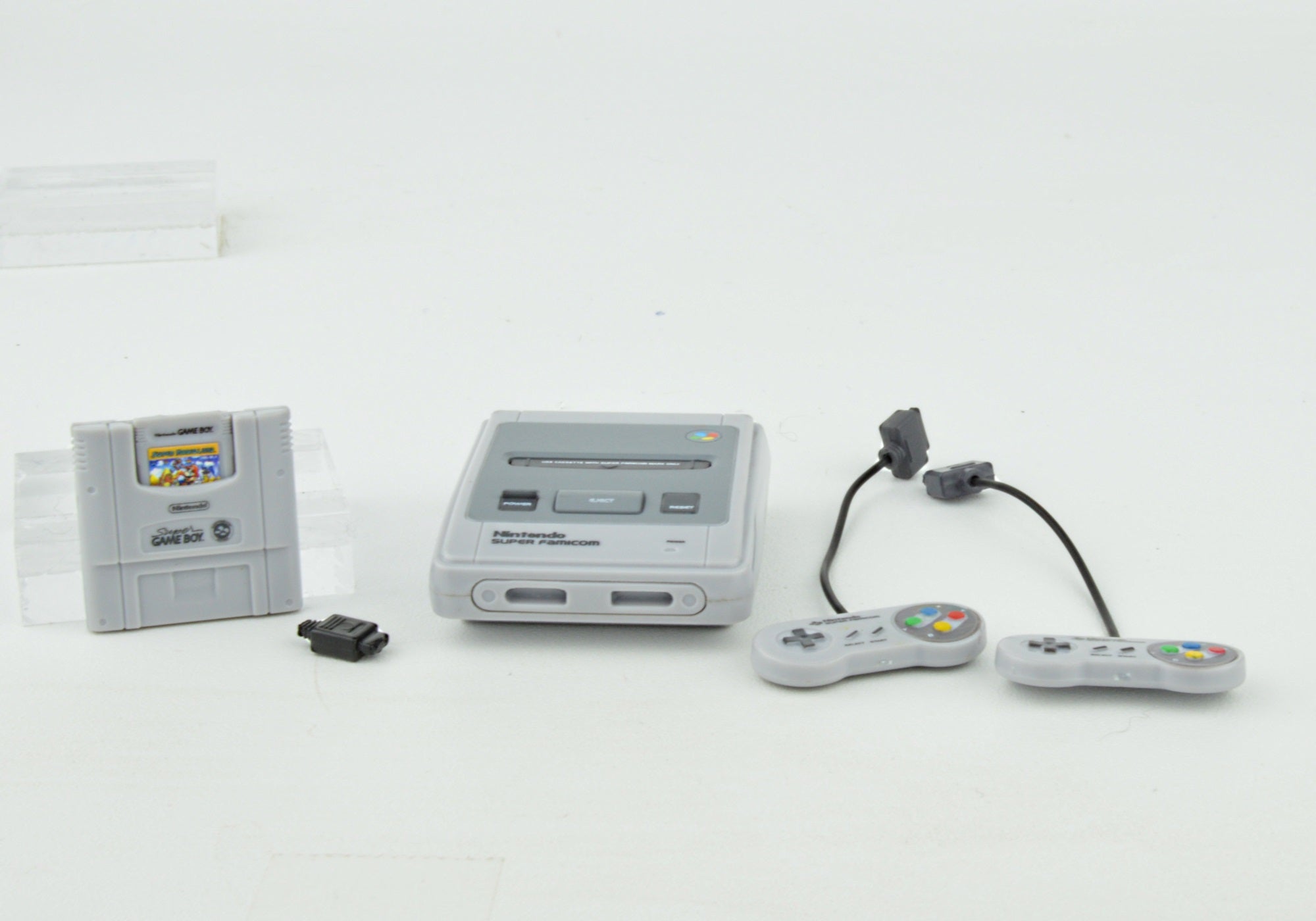 Nintendo History Collection Super Famicom Takara Tomy Mini Toy Set - Retro Gaming Collectible for Nintendo Fans & Gift for Gamers