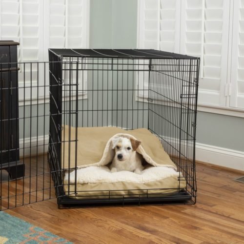 Cozy Cave Dog Crate Bed - Soft & Warm Pet Bed for Small to Large Dogs in Multiple Colors - Perfect for Kennels, Crates & Indoor Use