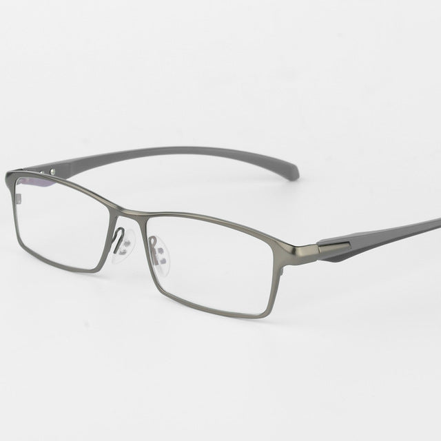 Bclear Men's Titanium Alloy Eyeglasses - Lightweight Flexible Frames with IP Electroplating, Full Rim & Half Rim Options for Work, Reading & Daily Wear
