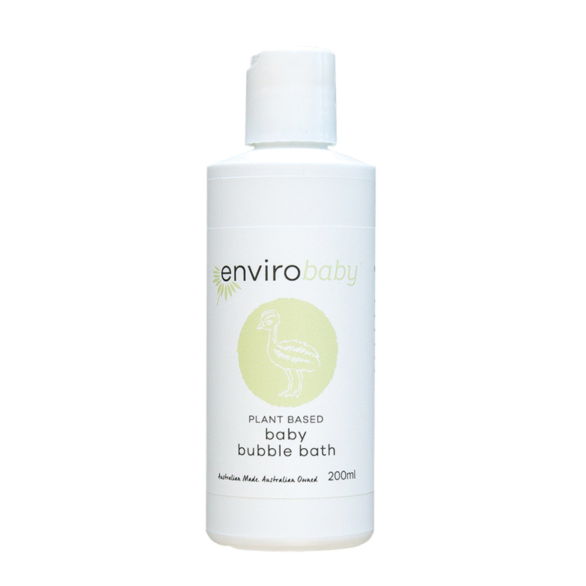 ENVIROBABY Organic Plant-Based Baby Bubble Bath - 200ml | Gentle & Hypoallergenic | Safe for Sensitive Skin | Perfect for Newborns & Toddlers Bath Time