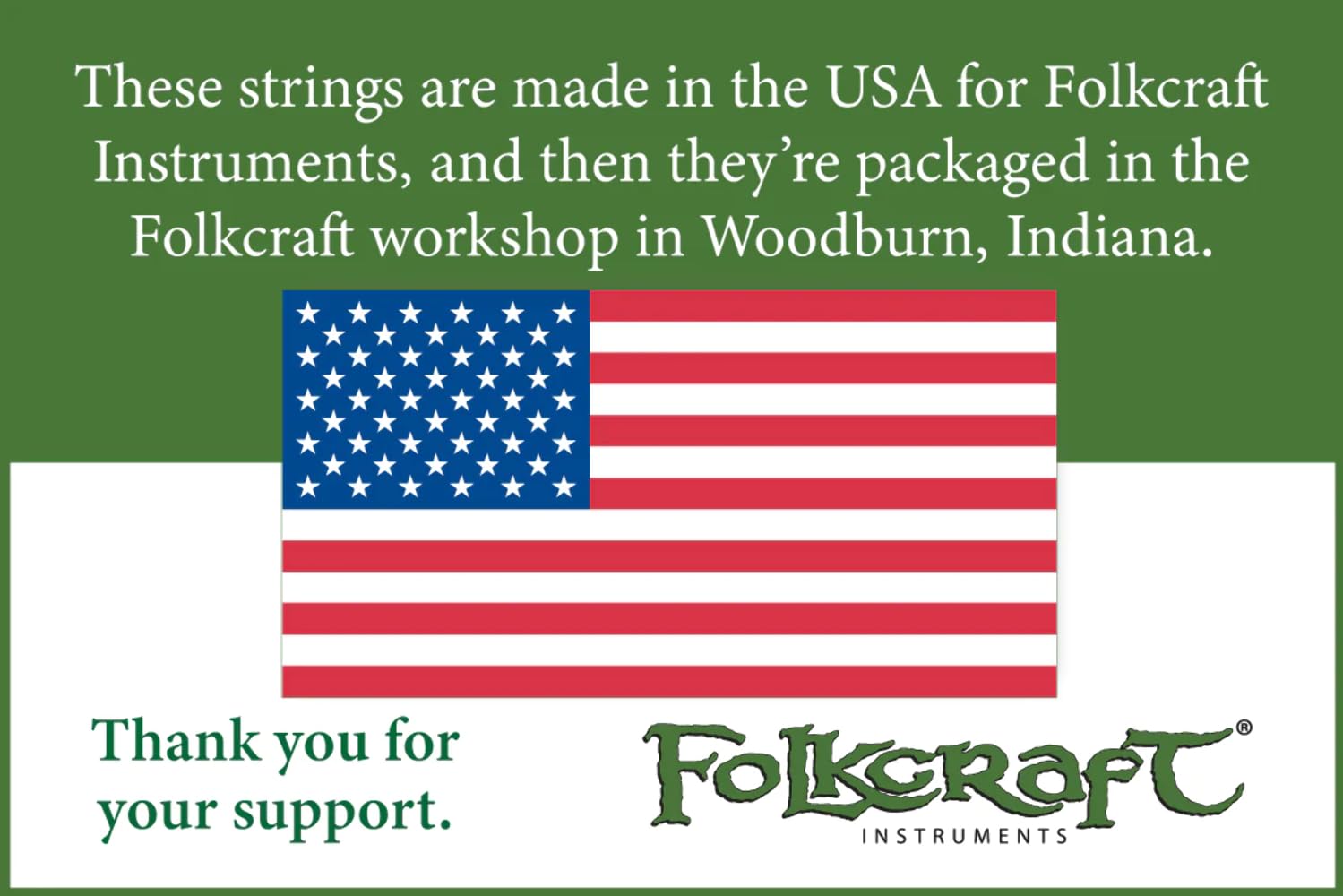 Folkcraft® Bronze Wound Guitar Strings - Ball End (12-Pack) .046 Gauge for Acoustic & Electric Guitars | Perfect for Studio Recording & Live Performances