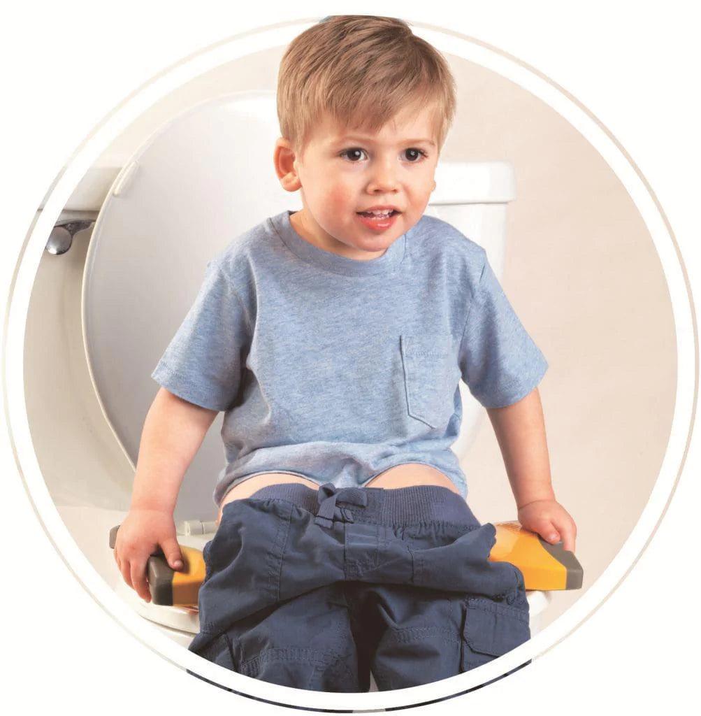 Kalencom 2-in-1 Potette Plus Portable Travel Potty Seat for Toddlers - Compact Folding Toilet Trainer for Kids, Perfect for Road Trips, Camping & Airplane Travel