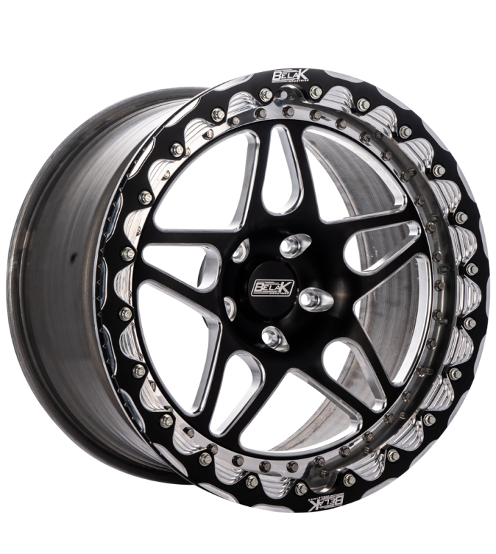 Belak 17x10.5 Inch Beadlock Wheel - 8.25in Backspace, 5x114.3 Bolt Pattern, Low Pad, Series 3 - Off-Road & Racing Performance for Trucks & Jeeps