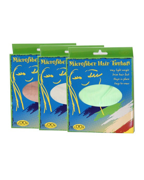 Soft Microfiber Hair Towel Wrap - Quick Dry Hair Turban for Women & Men - Perfect for Post Shower, Swimming & Salon Styling