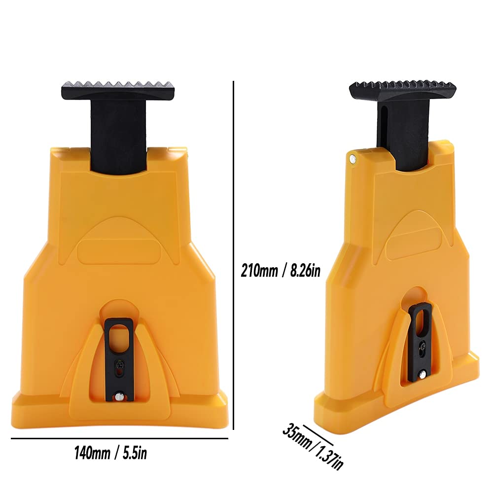 Professional Saw Chain Sharpening Tool - Fast & Precise Woodworking Chain Sharpener with Stone Frame Grinding (Yellow) - Perfect for Chainsaw Maintenance, DIY Woodworking & Forestry Work