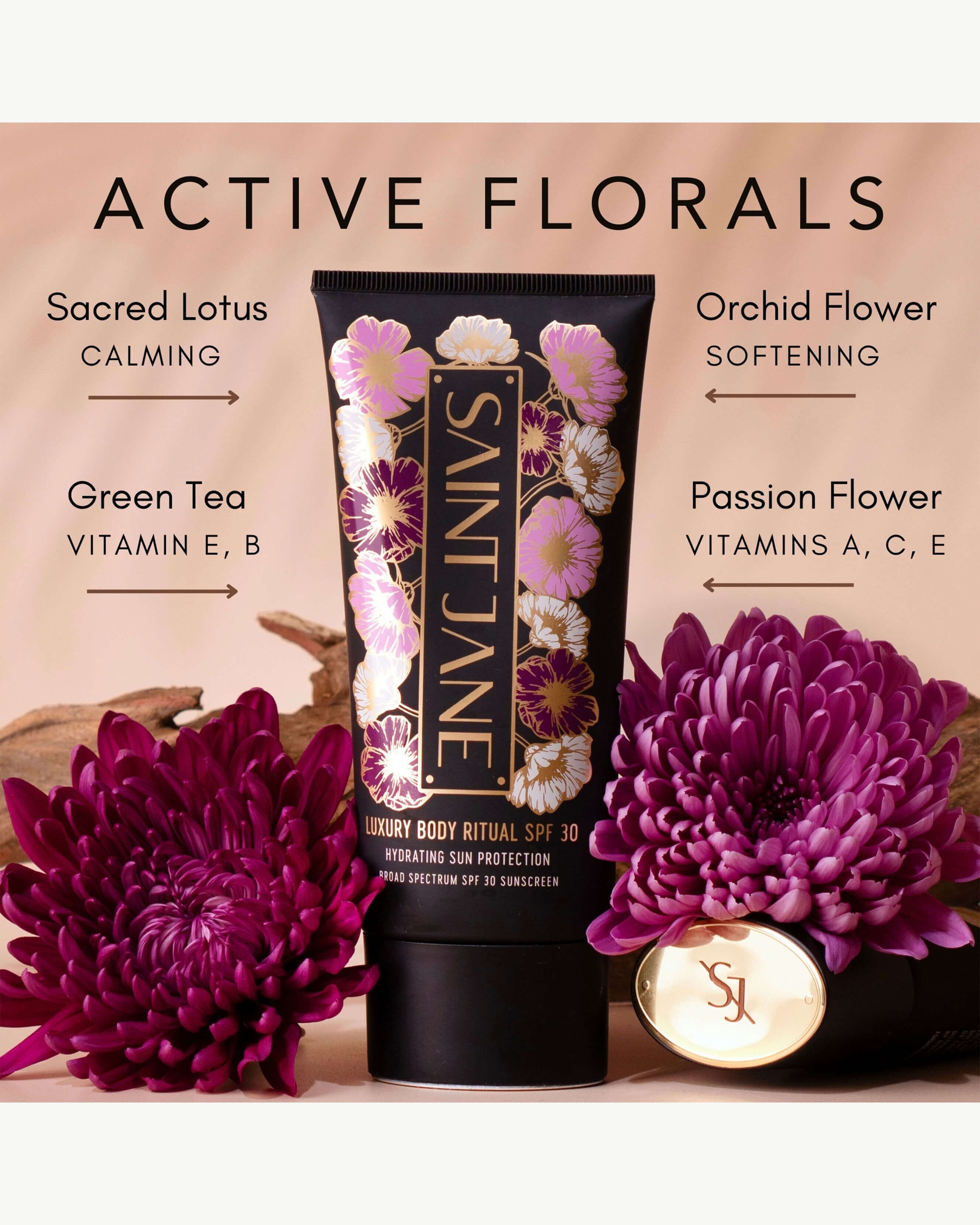 Luxury Body Ritual SPF 30 Sunscreen Lotion - Broad Spectrum UVA/UVB Protection, Moisturizing & Anti-Aging Formula for Daily Use at Beach, Pool & Outdoor Activities