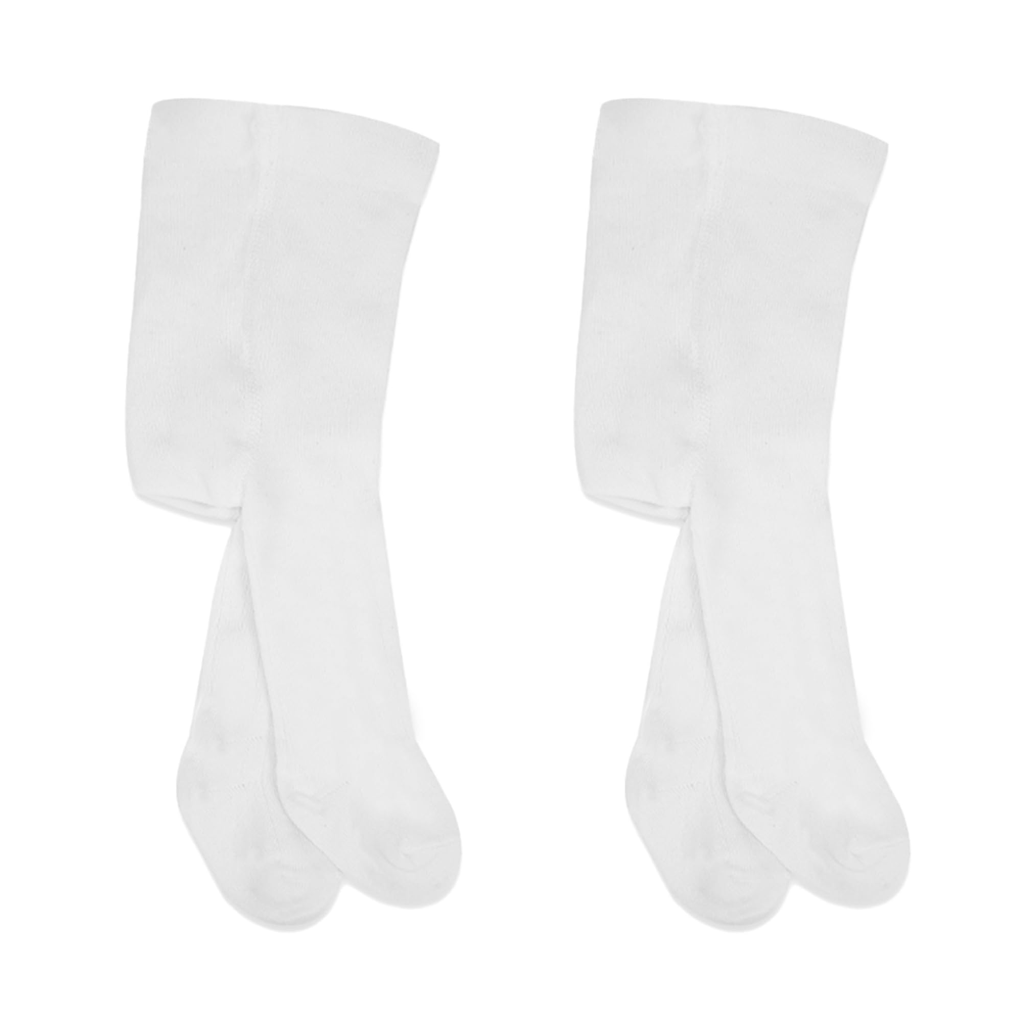 Bistyle Baby Girls Tights - Thick Warm Leggings, Soft Organic Cotton Stockings for Newborn Infant Toddler (2 Pack) | Perfect for Winter Outfits, Playtime & Nursery Comfort