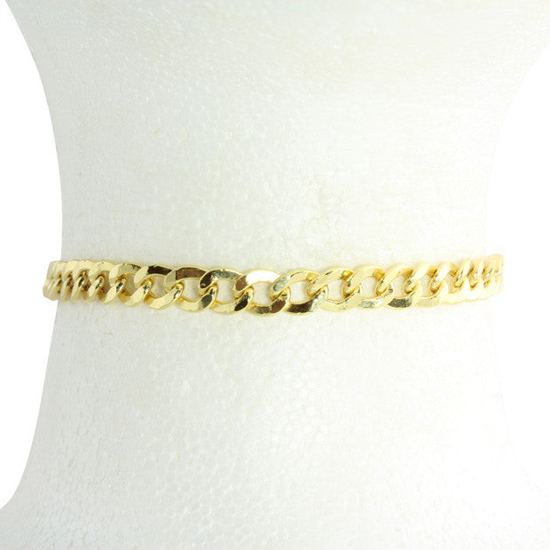 Men's Cuban Link Chain 14K Gold Plated Hip Hop Jewelry for Men - Perfect for Gifts, Parties & Streetwear Fashion