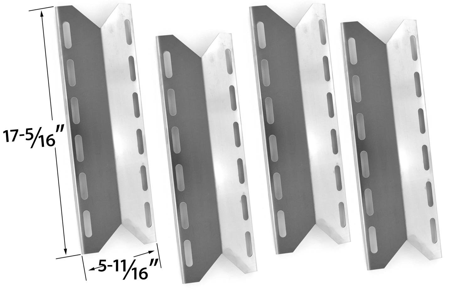 Jenn-Air 740-0141, 750-0141, 750-0142 Gas Grill Replacement Kit - 4 Burners & 4 Heat Shields - Compatible with Jenn-Air Gas Models - Perfect for Outdoor BBQ, Backyard Cooking & Grill Maintenance