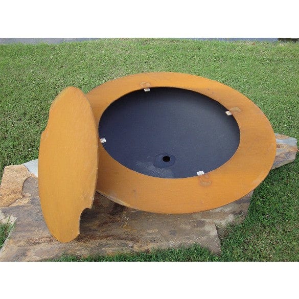 Magnum 24-Inch Gas Fire Pit with Penta Burner & Electronic Ignition - Outdoor Patio Heater for Backyard, Deck, and Garden Gatherings