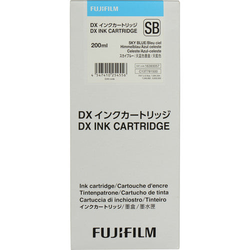 FUJIFILM Sky Blue VIVIDIA Ink Cartridge for DX100 Printer - High-Quality Replacement Ink - Perfect for Home & Office Printing, Photo Projects, and Creative Designs