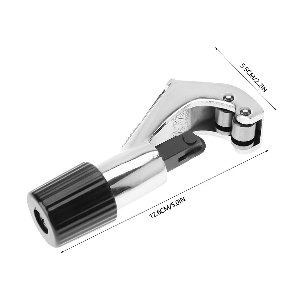 High Precision Roller Tube Cutter 4-28mm with Ball Bearing & Replaceable Blades - Ideal for Cutting Copper, PVC, Stainless Steel Pipes in Plumbing, HVAC, and DIY Projects
