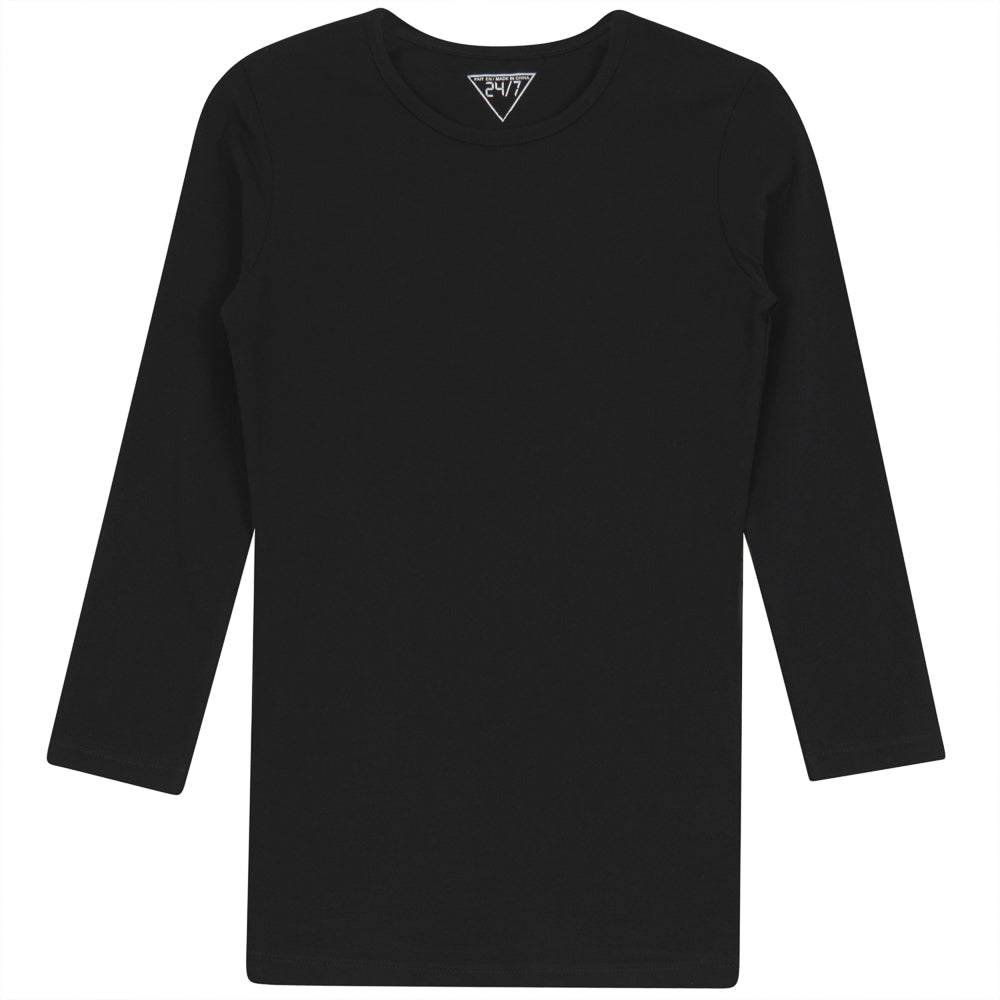 3/4 Sleeve Crew Neck T-Shirt for Men & Women - Comfortable Casual Tee for Everyday Wear, Gym, and Outings