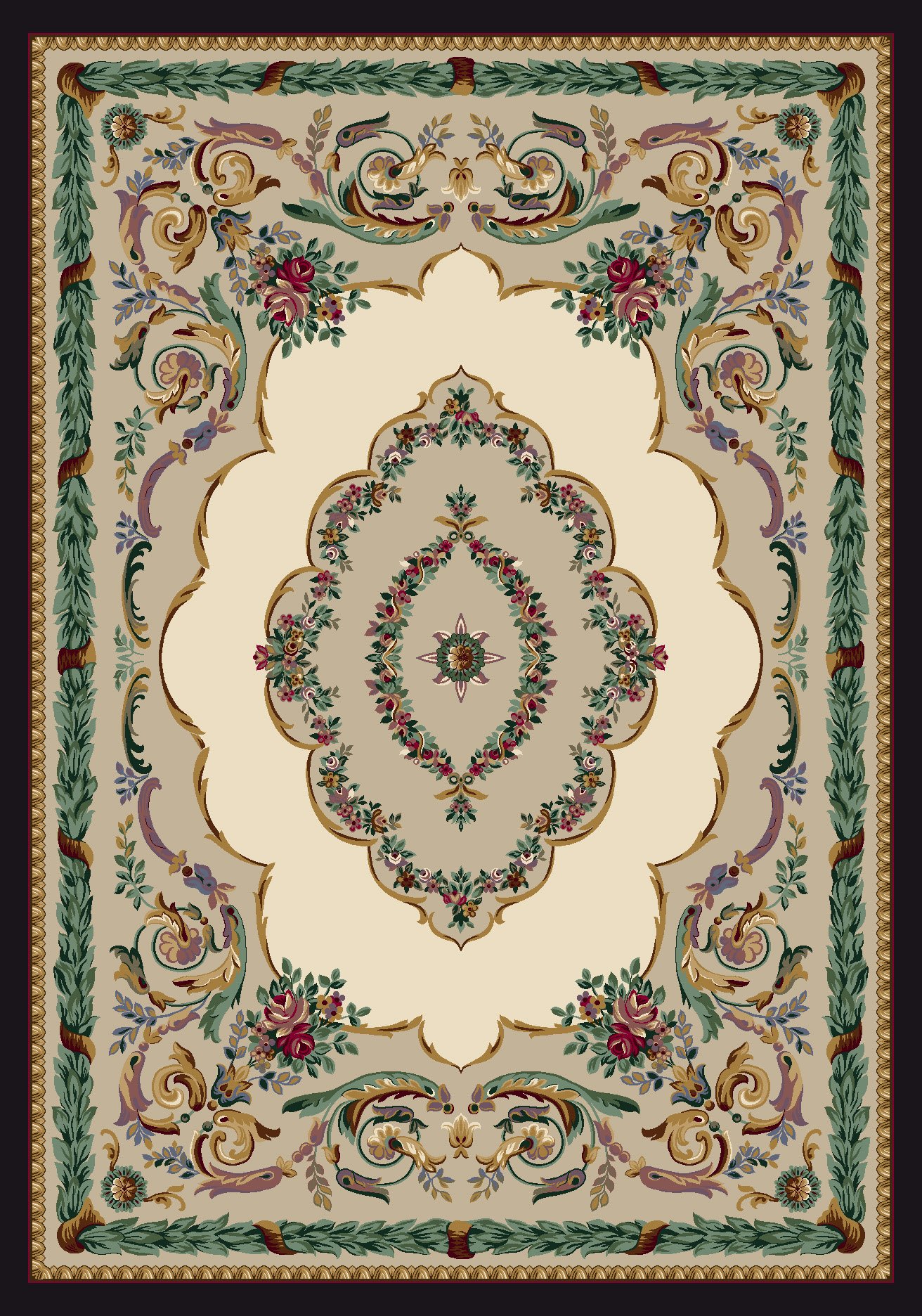 Luxury Innovation LaFayette Pearl Onyx Rug - 3'10