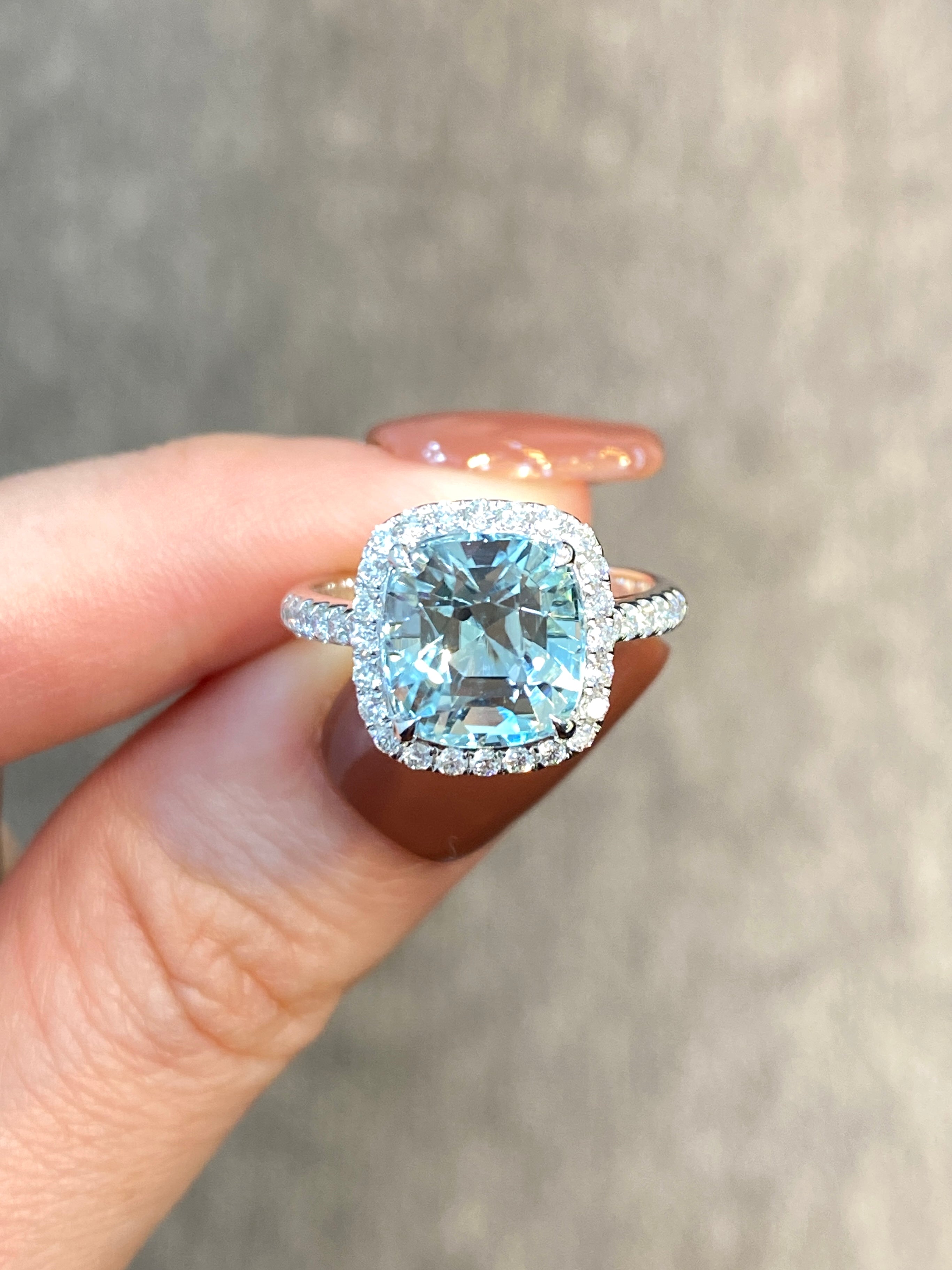 Natural Blue Tourmaline 3.63 Carat Gemstone Ring - Elegant Handmade Jewelry for Women, Perfect for Engagement, Wedding & Special Occasions