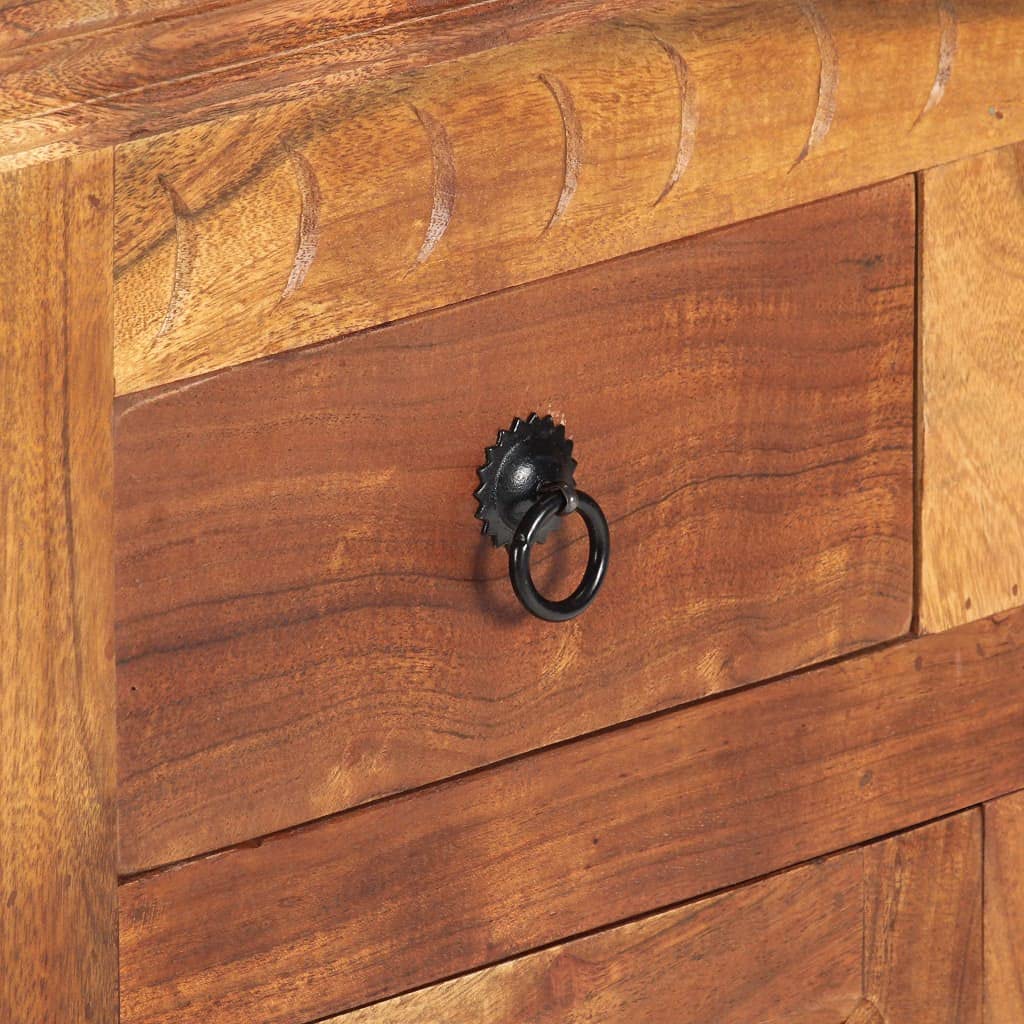 Rustic Acacia Wood Buffet Sideboard - 24.8