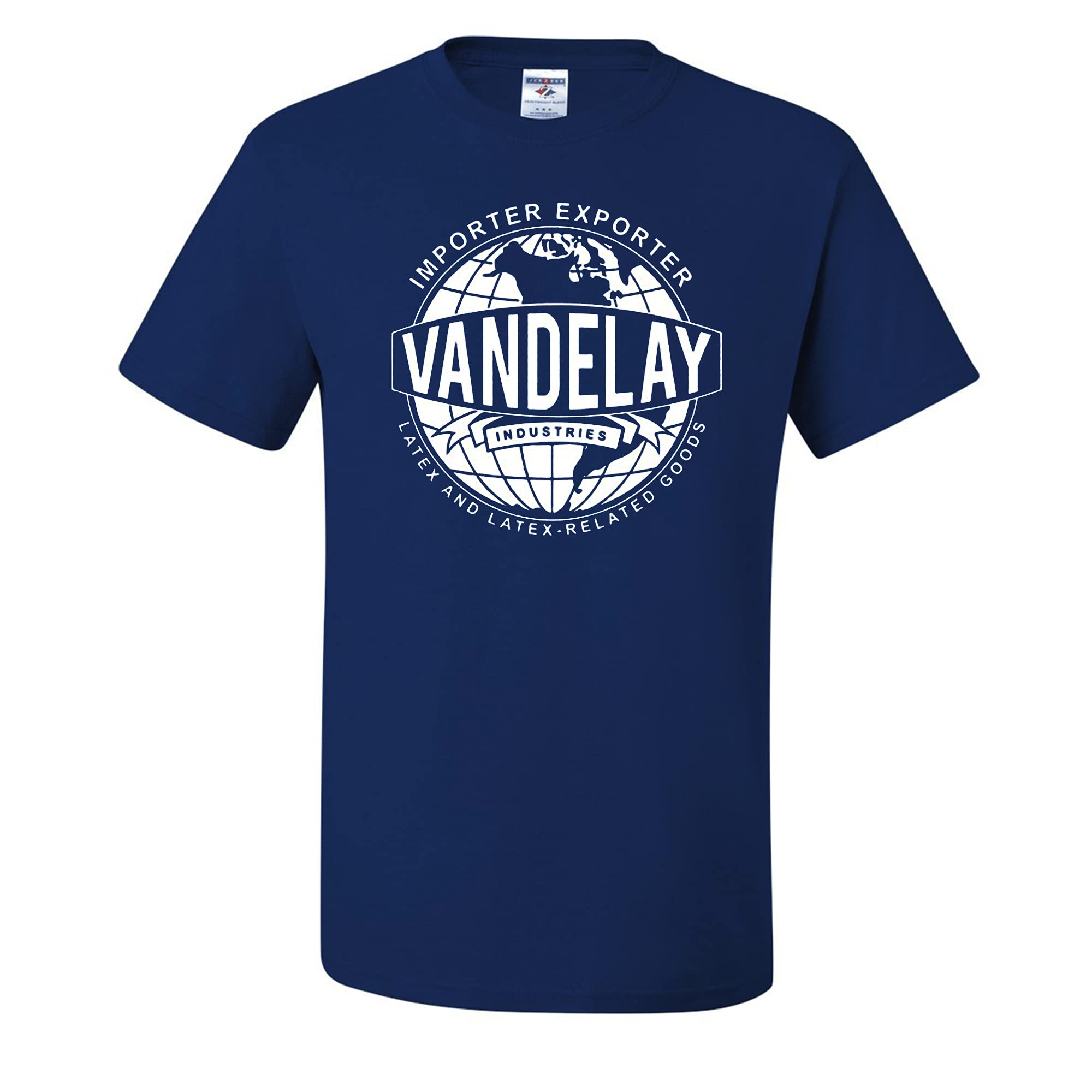 Wild Custom Apparel - Vandelay Industries Latex George Costanza Men's T-Shirts | Trendy Graphic Tees for Seinfeld Fans & Comedy Lovers | Casual Wear, Cosplay & TV Show Merchandise