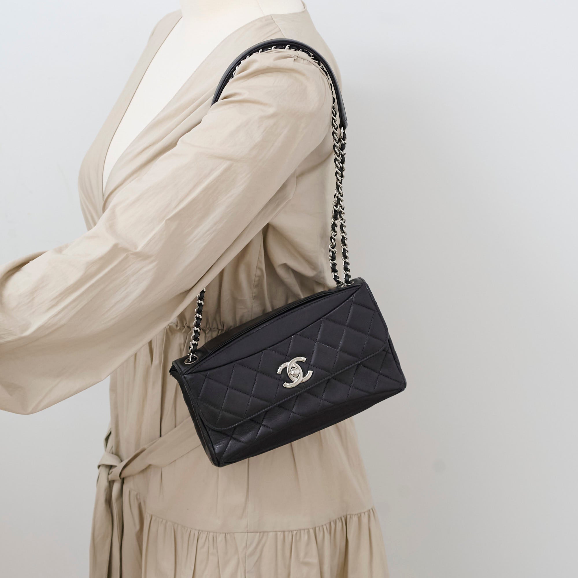 Chanel Seasonal Flap Bag Black - Luxury Designer Handbag for Women | Perfect for Evening Parties, Date Nights & Special Occasions