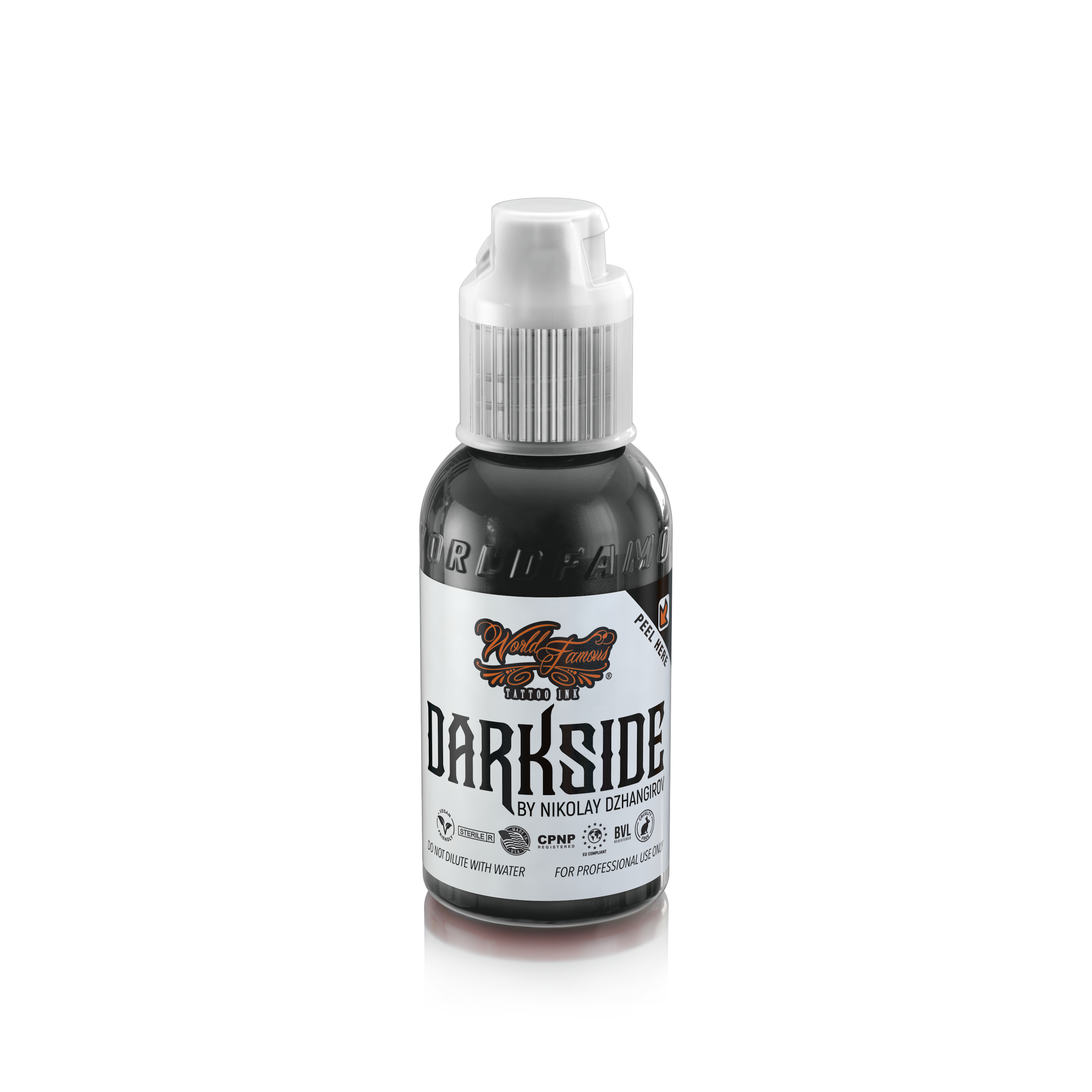 Premium Darkside Ink Set by Nikolay Dzhangirov - World Famous Tattoo Artist - Professional Tattoo Ink Kit for Artists & Beginners - Perfect for Tattooing, Body Art & Permanent Makeup