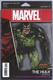 Absolute Carnage #4 (of 5) Christopher Action Figure Variant - Marvel Comics Collectible for Display & Superhero Battles