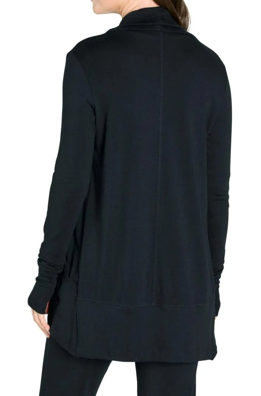 Stylish Draped Cardigan for Women - Soft Long Open Front Knit Sweater | Perfect for Fall Layering, Office Wear & Casual Outfits
