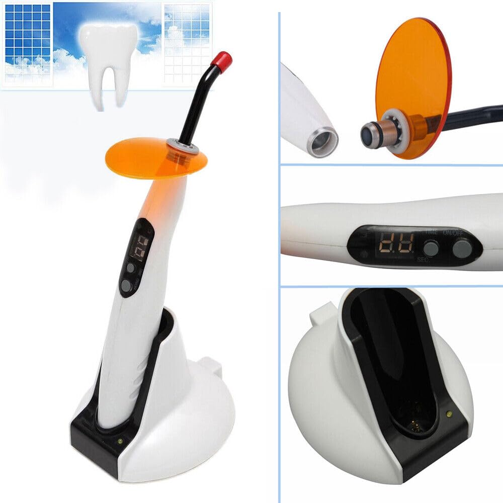 5W LED Wireless Dental Curing Light - Multifunctional Portable UV Light for Teeth Whitening & Filling (Ideal for Dentists, Clinics & Home Use) - Perfect for Dental Procedures, Cosmetic Bonding & Orthodontic Treatments
